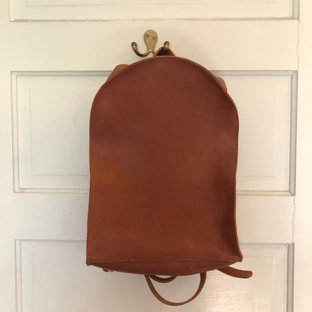 Imani Collective Selah Brown Leather Backpack (NWT)